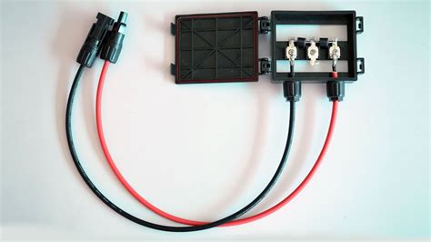 flexible solar panel junction box|solar panel junction box connection.